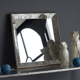 15" Square Vintage Style Wall Mounted Accent Mirror - Homeroots - Flyclothing LLC