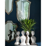 24" Distressed Metallic Crest Shape Wall Mounted Accent Mirror Framed - Homeroots - Flyclothing LLC