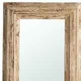 39" Natural Distressed Wood Framed Accent Mirror - Homeroots - Flyclothing LLC