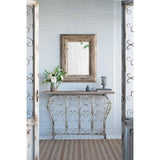 39" Natural Distressed Wood Framed Accent Mirror - Homeroots - Flyclothing LLC