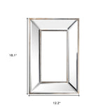 18" Silver Framed Accent Mirror - Homeroots - Flyclothing LLC