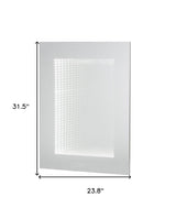 32" Silver Lighted Frame Accent Mirror - Homeroots - Flyclothing LLC