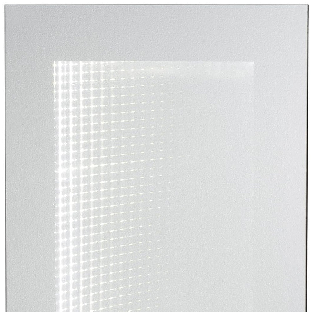 32" Silver Lighted Frame Accent Mirror - Homeroots - Flyclothing LLC