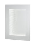 32" Silver Lighted Frame Accent Mirror - Homeroots