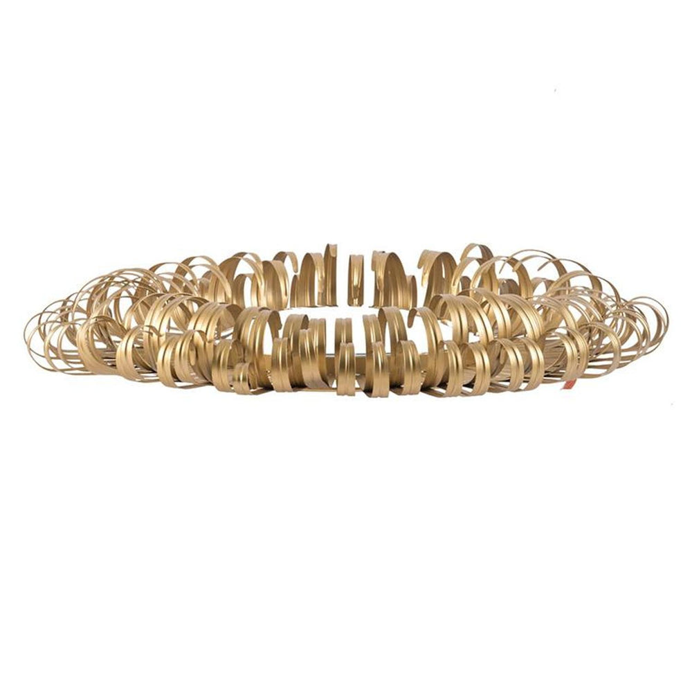 27" Gold Sunburst Iron Framed Accent Mirror - Homeroots - Flyclothing LLC