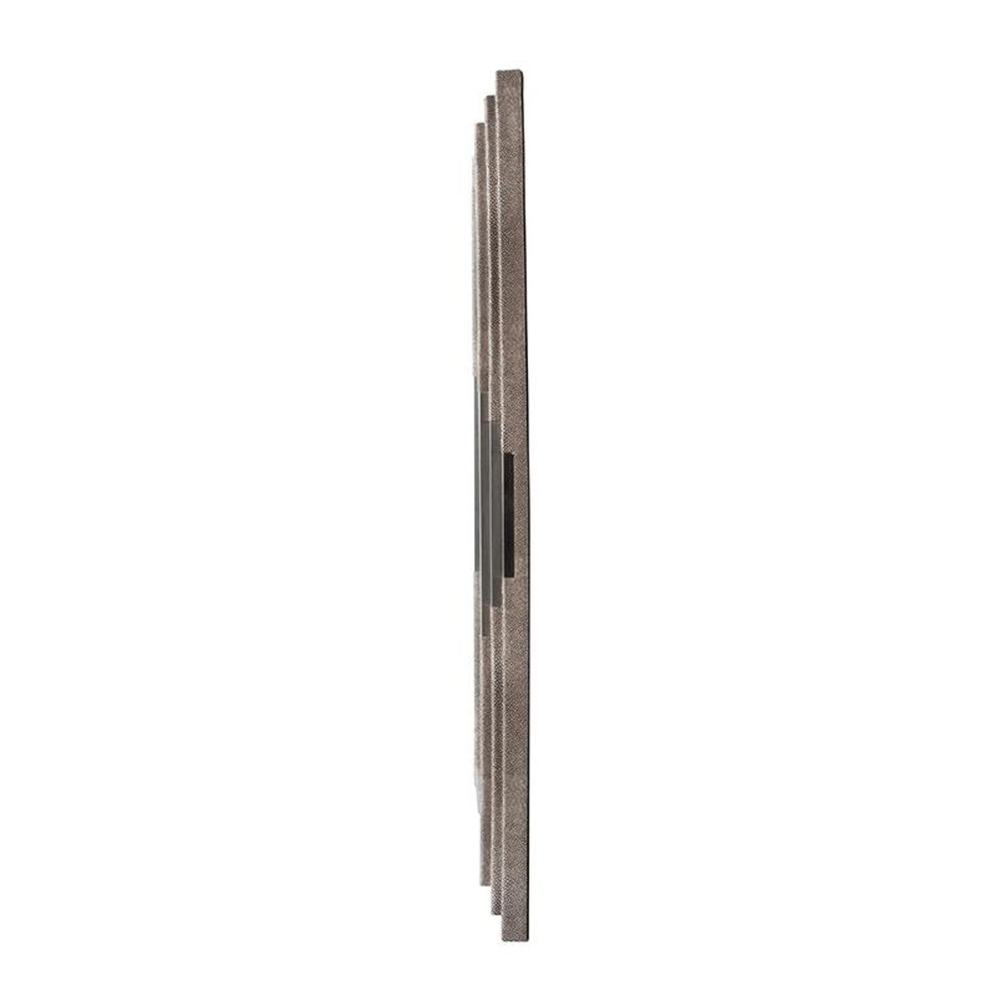 28" Gray Framed Accent Mirror - Homeroots - Flyclothing LLC