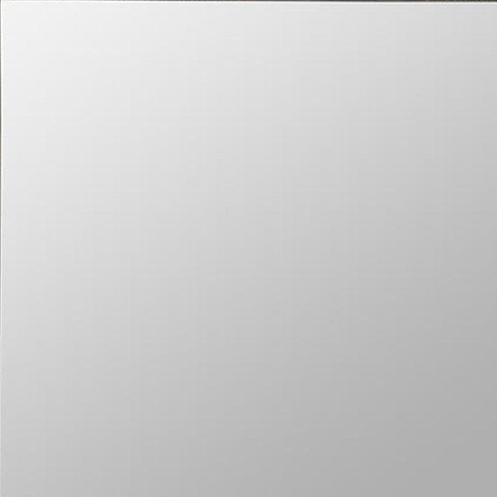 28" Gray Framed Accent Mirror - Homeroots - Flyclothing LLC