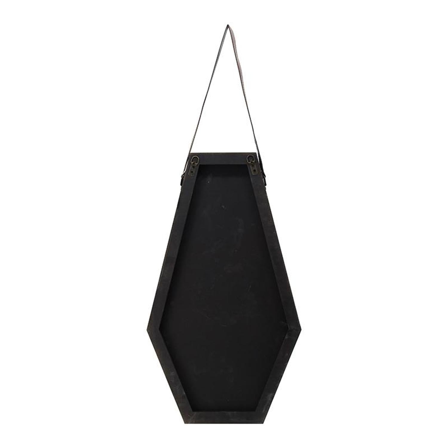 32" Black Hexagon Framed Accent Mirror - Homeroots - Flyclothing LLC