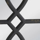 Set of Two Black Solid and Engineered Wood Framed Accent Mirror - Homeroots - Flyclothing LLC
