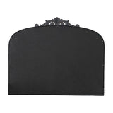 31" Black Arch Iron Framed Accent Mirror - Homeroots