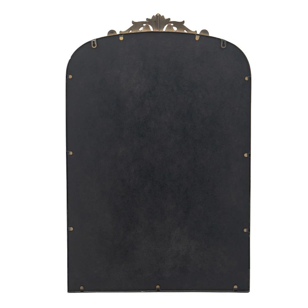 36" Gold Arch Iron Framed Accent Mirror - Homeroots - Flyclothing LLC