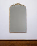 42" Gold Arch Iron Framed Accent Mirror