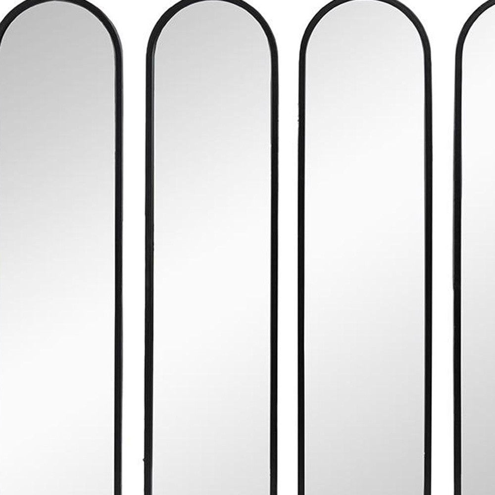 36" Black Square Iron Framed Accent Mirror - Homeroots - Flyclothing LLC