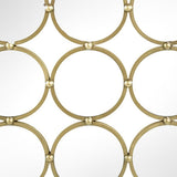 27" Gold Square Iron Framed Accent Mirror - Homeroots - Flyclothing LLC
