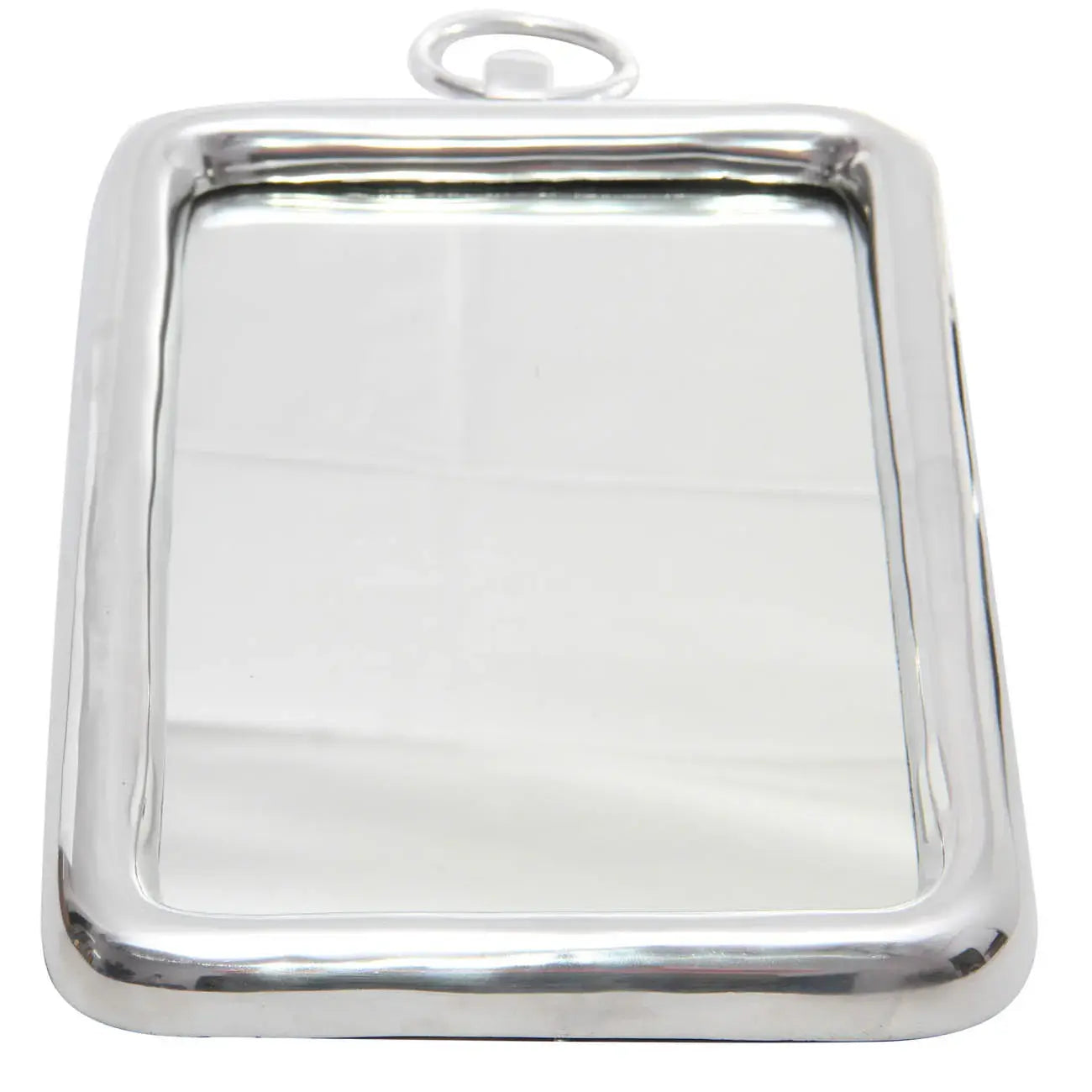 18" Silver Aluminum Framed Accent Mirror - Homeroots - Flyclothing LLC