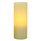 8" Ivory Flameless Pillar Candle - Homeroots - Flyclothing LLC