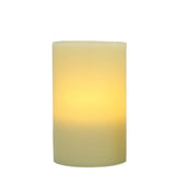 6" Ivory Flameless Pillar Candle - Homeroots - Flyclothing LLC