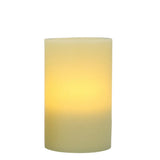 6" Ivory Flameless Pillar Candle - Homeroots - Flyclothing LLC