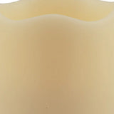 5" Ivory Flameless Pillar Candle - Homeroots - Flyclothing LLC