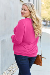 Basic Bae Full Size V-Neck Lantern Sleeve Top - ShopBasicbae - Flyclothing LLC