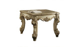 26" Gold Patina Manufactured Wood Square End Table - Homeroots - Flyclothing LLC