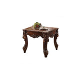 26" Cherry Manufactured Wood Square End Table - Homeroots - Flyclothing LLC