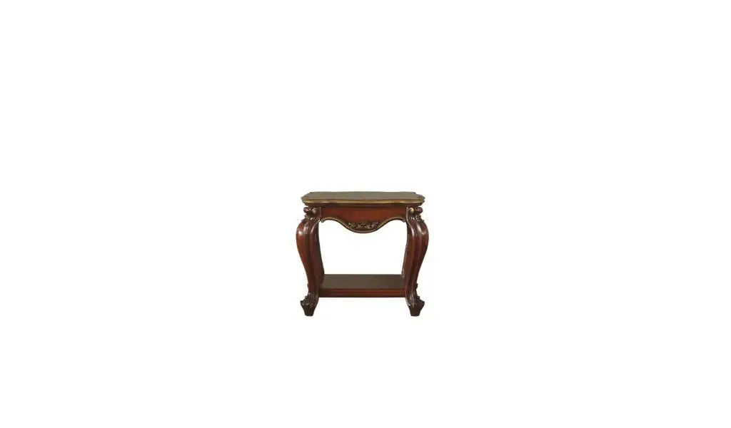 24" Oak Solid Wood Square End Table With Shelf - Homeroots - Flyclothing LLC