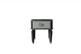 24" Charcoal And Light Gray Manufactured Wood Square End Table - Homeroots - Flyclothing LLC