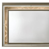 37" LED & Dark Champagne Lighted Dresser Mirror - Homeroots - Flyclothing LLC