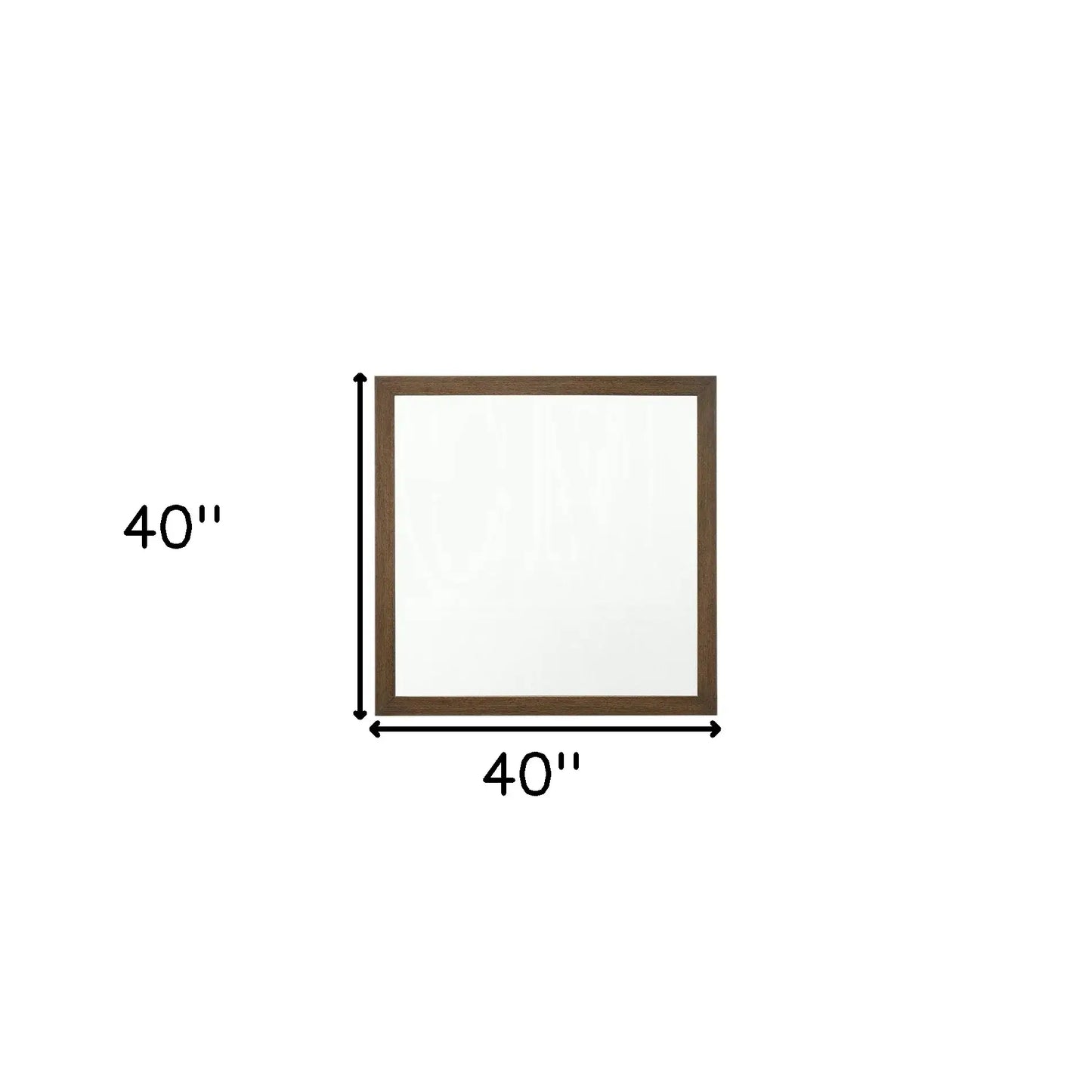 40" Square Dresser Mirror - Homeroots - Flyclothing LLC