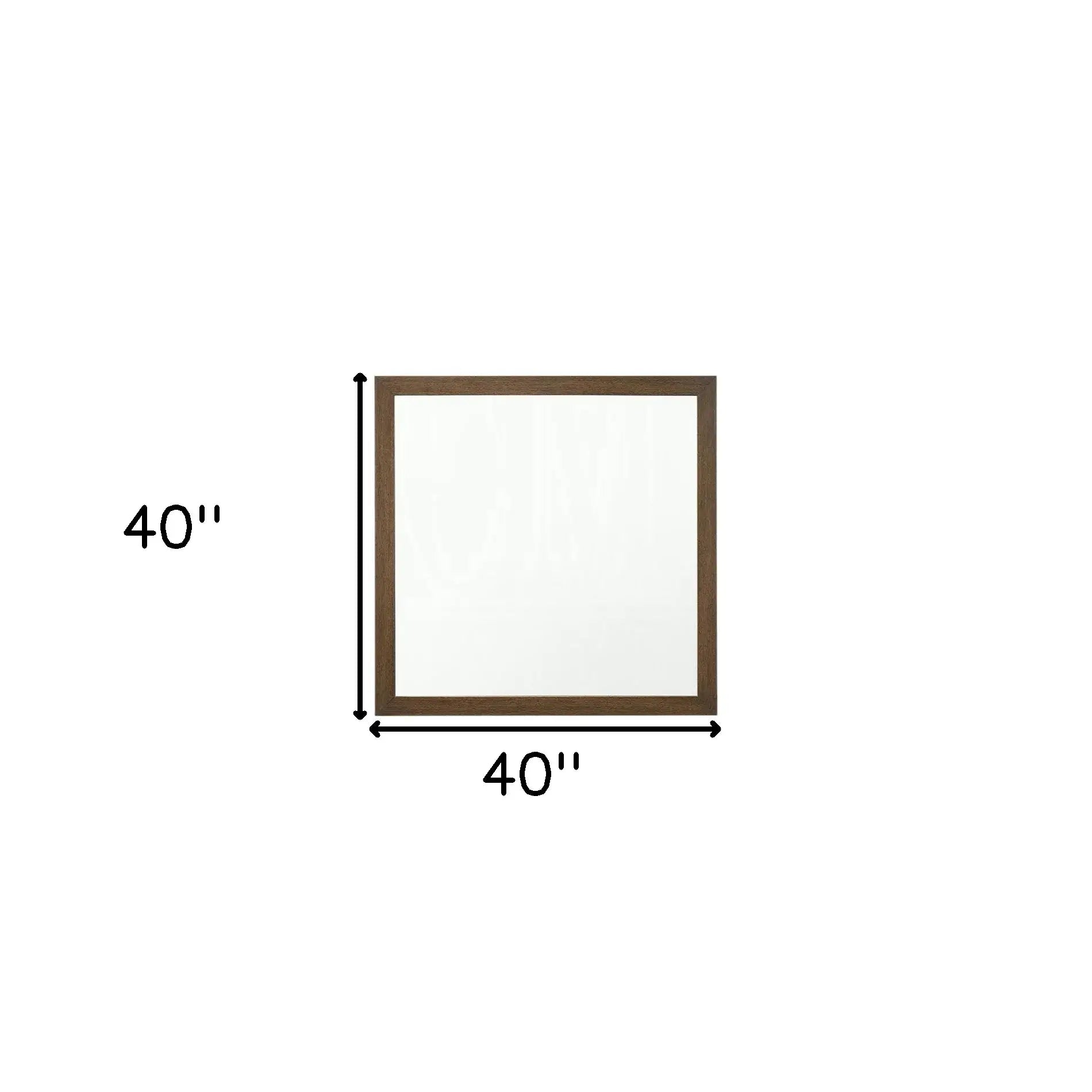 40" Square Dresser Mirror - Homeroots - Flyclothing LLC