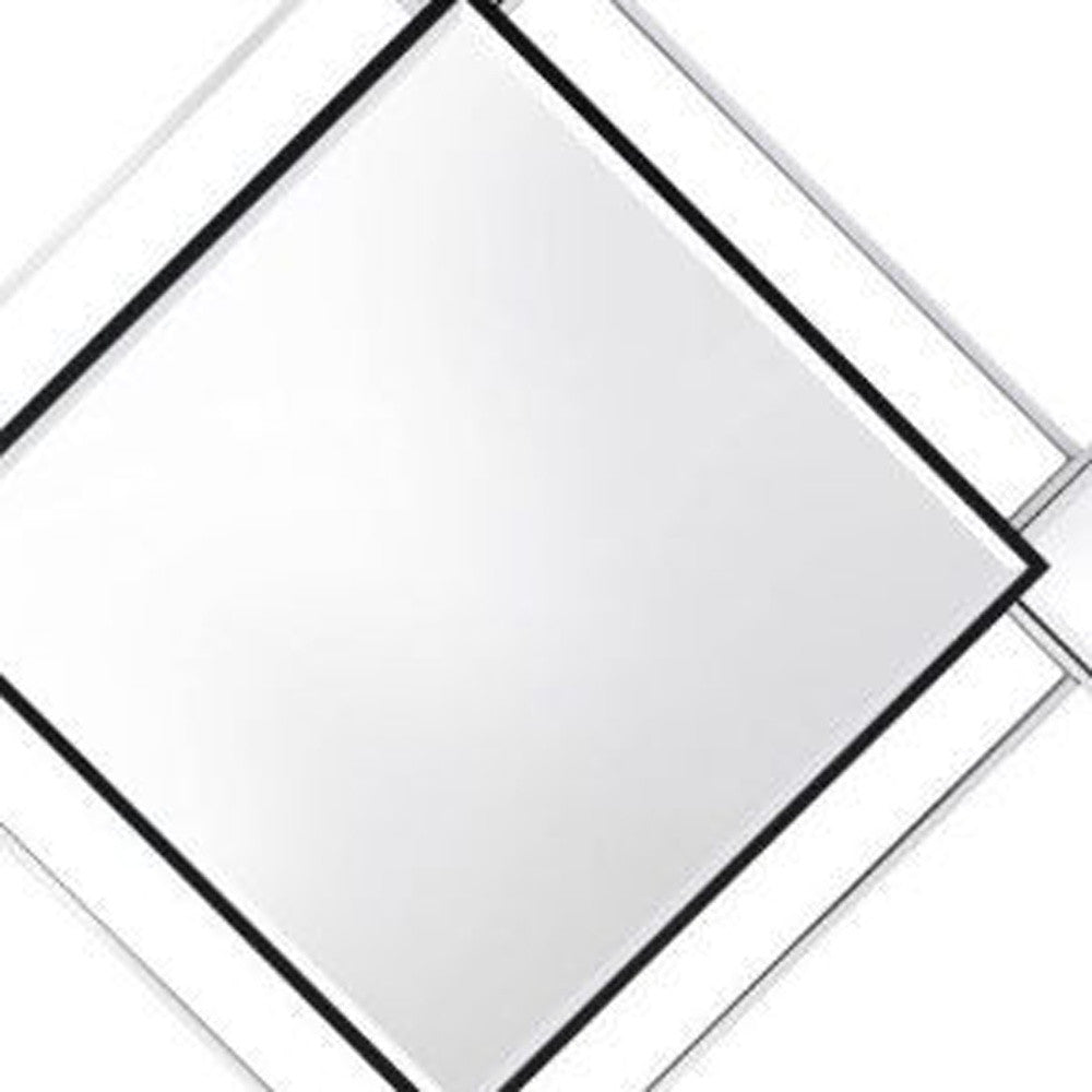 45" Mirrored & Chrome Accent Mirror - Homeroots - Flyclothing LLC