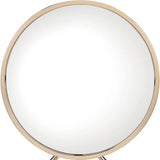 16" Round Makeup Shaving Tabletop Mirror - Homeroots - Flyclothing LLC