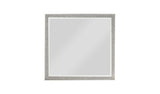 36" Square Wood Framed Mounted Dresser Mirror