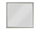 36" Square Wood Framed Mounted Dresser Mirror
