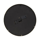 21" Circle Black and Gold Wood and Glass Analog Exposed Gear Wall Clock - Homeroots - Flyclothing LLC