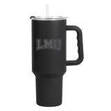 LMU 40oz Black Tonal Powder Coat Tumbler - Logo Brands - Flyclothing LLC
