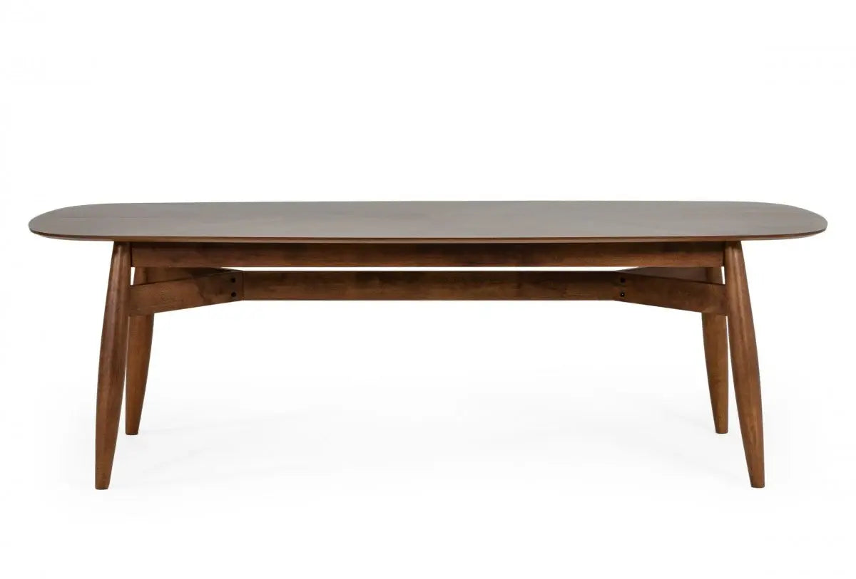 95" Brown Solid Wood Dining Table - Homeroots - Flyclothing LLC