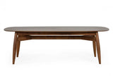 95" Brown Solid Wood Dining Table - Homeroots - Flyclothing LLC