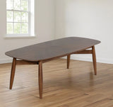 95" Brown Solid Wood Dining Table - Homeroots - Flyclothing LLC