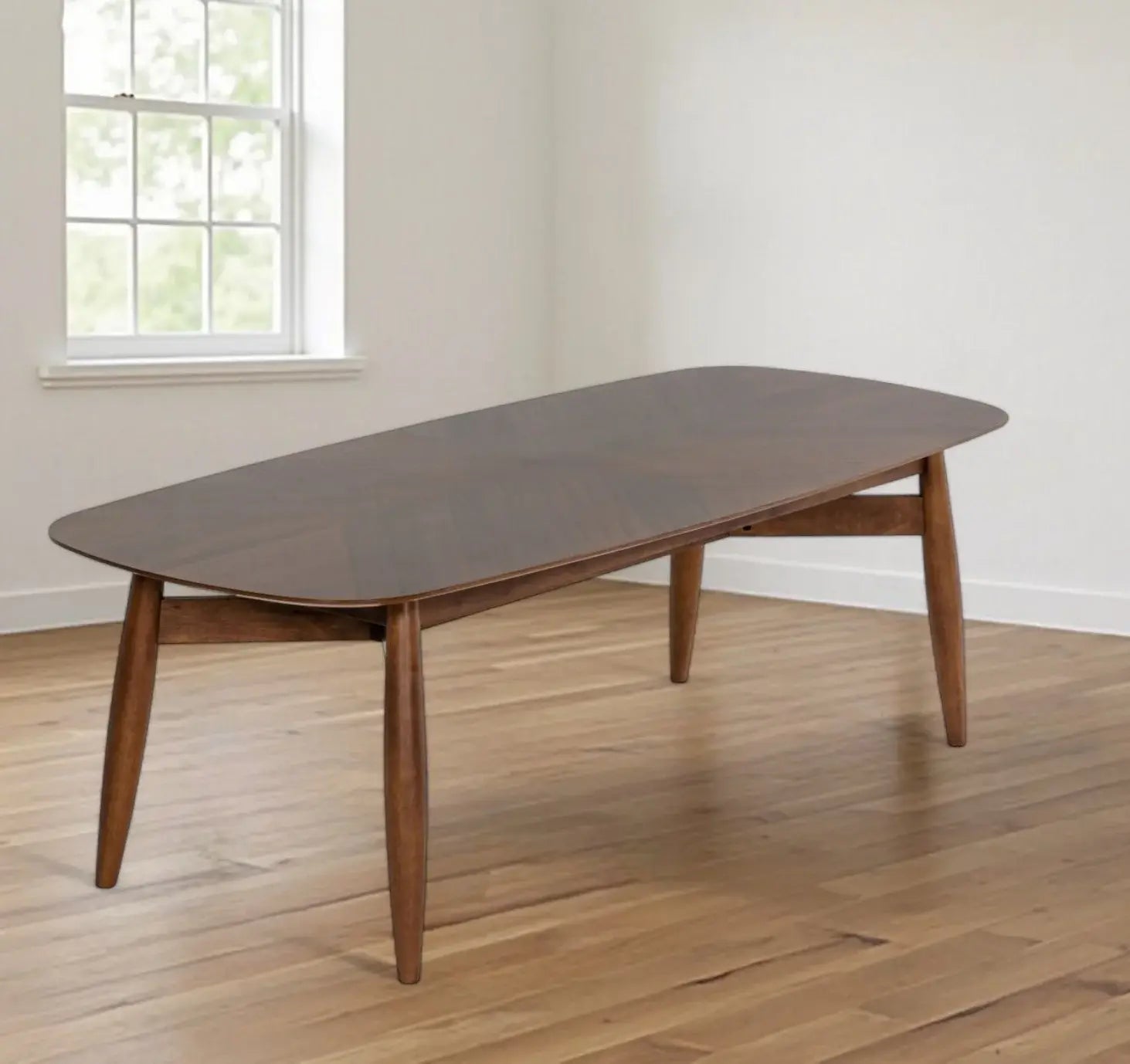 95" Brown Solid Wood Dining Table - Homeroots - Flyclothing LLC