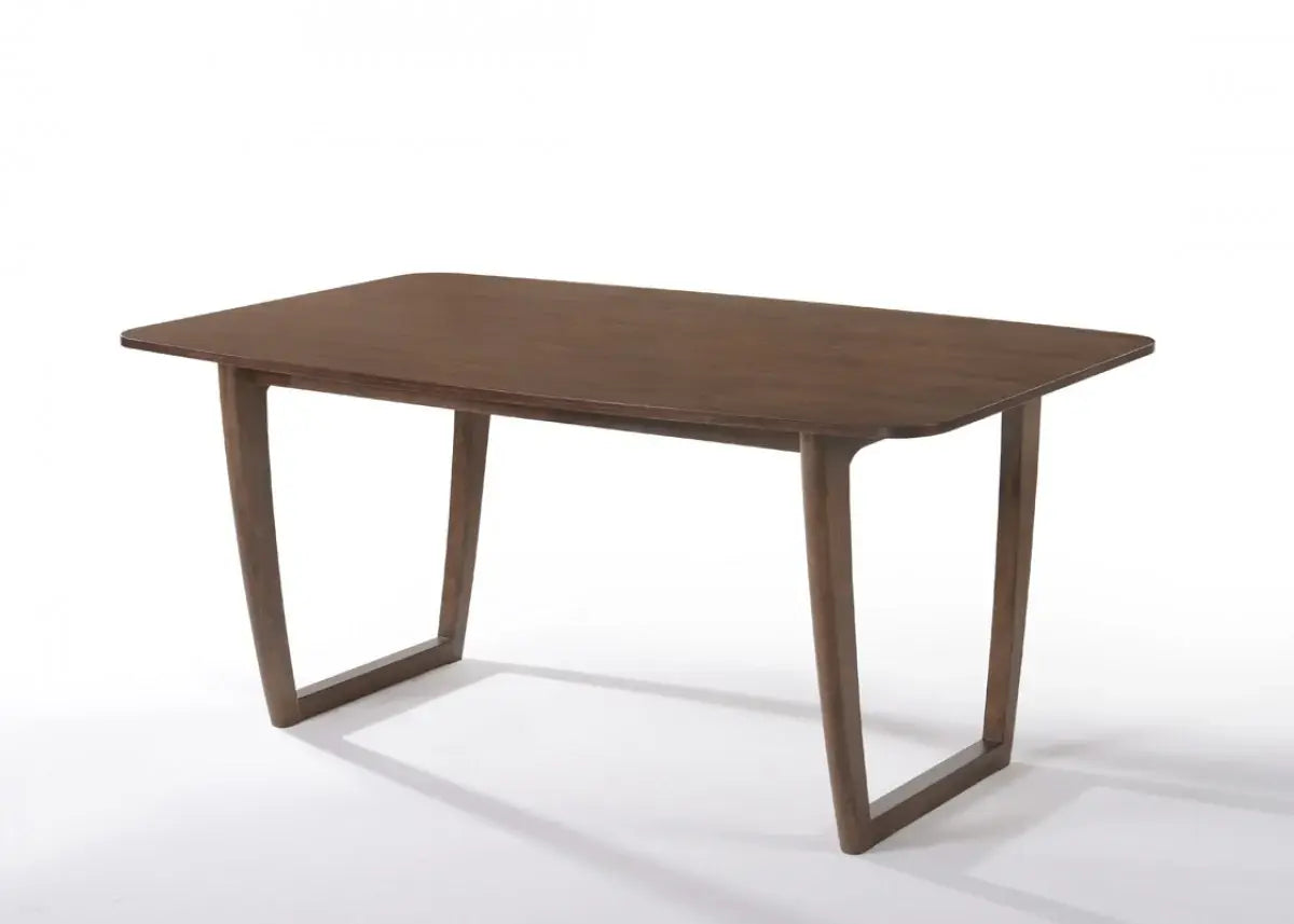63" Walnut Rectangular Dining Table - Homeroots - Flyclothing LLC