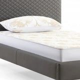 Twin Size Dark Grey Upholstered Faux Leather Bed Frame - Homeroots - Flyclothing LLC