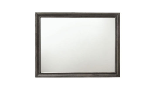 36" Gray Dresser Mirror - Homeroots