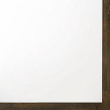 40" Oak Rectangle Dresser Mirror Mounts To Dresser With Frame - Homeroots - Flyclothing LLC