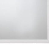 35" White Rectangle Dresser Mirror Mounts To Dresser With Frame - Homeroots - Flyclothing LLC