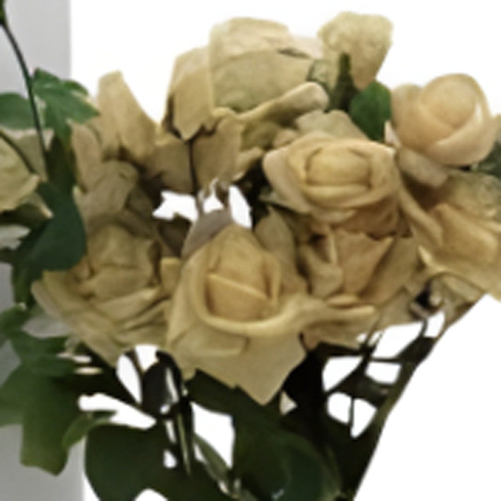 37" White & Chrome Leg Dresser Mirror - Homeroots - Flyclothing LLC