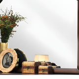 37" Espresso Irregular Dresser Mirror - Homeroots - Flyclothing LLC