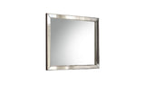 32" Platinum Framed Dresser Mirror - Homeroots