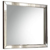 32" Platinum Framed Dresser Mirror - Homeroots - Flyclothing LLC